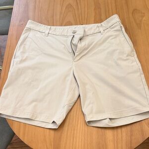 lululemon 9” Commission Shorts - size 33 - color is Stone